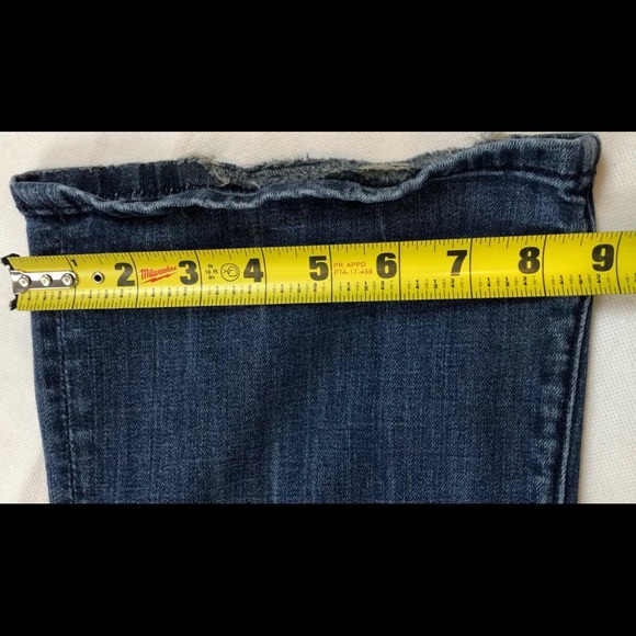 Rerock Express Womens Blue Jeans Bootcut Size 6s - Picture 7 of 10